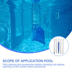 Heavy Duty Pool Pole Swimming Pool Vacuum Pole Pool Cleaner Poles
