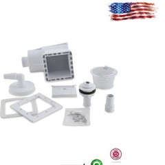 Dyna-Skim Above-Ground Pool Skimmer – Durable 12.75×10.25 Design & Accessory Kit