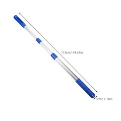 Extendable Telescopic Pool Pole For Fishing Net And Pool Cleaning Tasks