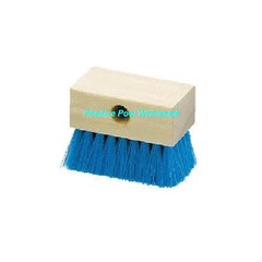 Pool Tile Brush w/ Wood Back (Blue) 6002