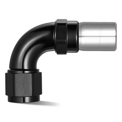 Crimp Swivel Hose End Fitting for CPE Braided Hose 8AN 90 Degree
