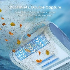 Hydro 3S Cordless Robotic Pool Vacuum for Inground Pools, 4 Cleaning Modes