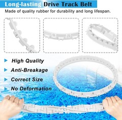 RCX97501GR Drive Track Belt Replacement for Hayward SharkVac XL & AquaVac 500
