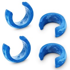Mudder 4 Pack Pool Cleaner Hose Weight Compatible with 2.6 inches, Blue