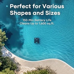 Aiper Scuba S1 Wall Climbing Robotic Pool Cleaner for In-Ground Pools
