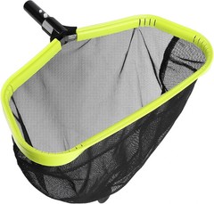 Double-Layer Deep Bag Pool Skimmer Net with Reinforced Frame – Fine Mesh Pool Le
