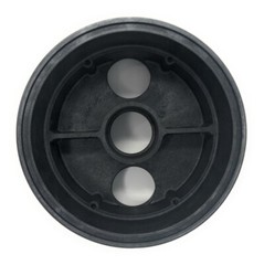 Paramount 2-Port 2&Prime; Water Valve Base (Black) | 005-302-4002-03-04
