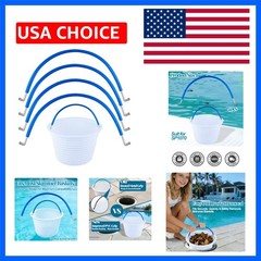 4PCS Pool Skimmer , Universal Swimming Pool Skimmer Filter Basket Metal Handl…