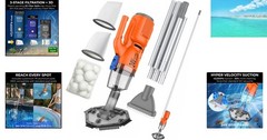 Ultimate Cordless Pool Vacuum – 3D Filtration, 0.3gal Canister & Waterproof