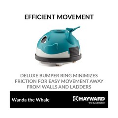 W3900Wanda the Whale Above-Ground Suction Pool Cleaner For Any Size Pool,12.92&Prime;H
