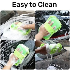Microfiber Car Washer Sponge Cleaning Car Care Detailing Brushes Washing Towel