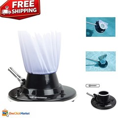 28316 Deluxe Swimming Pool Leaf Vacuum with Reusable Bags and Rubber Bumper