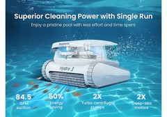 NIB Chasing Hydro 3 Cordless Pool Cleaner 200 mins Runtime Robot Vacuum Inground