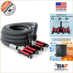 25ft Heavy-Duty Pool Vacuum Hose with Weighted Head for Effortless Cleaning