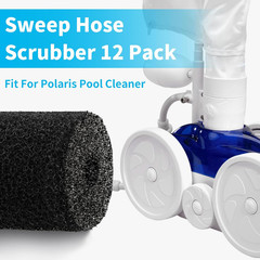 12 Pack Pool Sweep Tail Scrubber Fits Polaris 180 280 360 380 3900 Hose