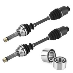 Rear CV Axles & Wheel Bearing Kit For Polaris 4×4 2006 2*Rear Axles+bearings