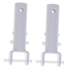 2 Premium Pool Vacuum Head Replacement Handles – Sturdy Plastic Handles with