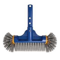 Heavy Duty Pool Brush Head, Premium Nylon Bristles Non-Abrasive Cleaning, Rei…