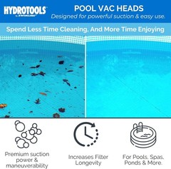 HYDROTOOLS Manual Vacuum Head Attachment For Inground & Above Ground Pools |W…