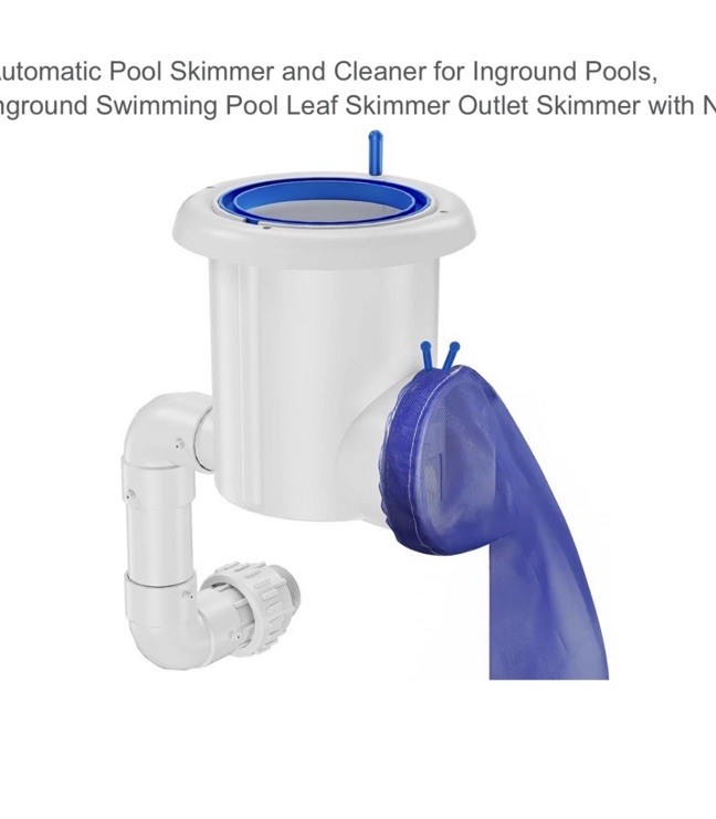 Automatic Pool Skimmer Cleaner for Inground Pools Leaf Skimmer Net
