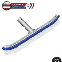 18&Prime; Wall Pool Brush Head for Cleaning Inground/Above Ground Swimming Pool