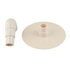 Convenient Replacement Elbow Plate and Vacuum Adaptor for Hydro Tools Skimmers