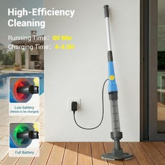 Lightweight Above Ground Pool Vacuum with 2 Brush Heads – Effortless Cleaning