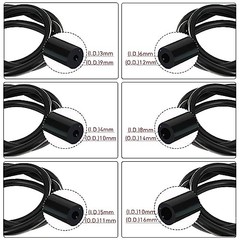 1/8&Prime; 5/32&Prime; 3/16&Prime; 1/4&Prime; 5/16&Prime; 3/8&Prime; Silicone Vacuum Hose Automotive, High