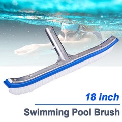 US 18 inch Aluminium Swimming Pool Cleaning Brush Head Heavy Duty Wall Floor
