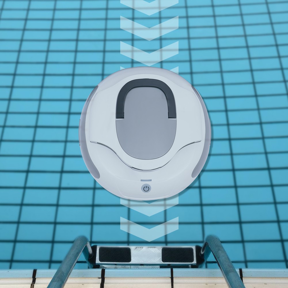 Automatic Pool Cleaning Robot Above/in-Ground Cordless Robotic Vacuum Cleaner
