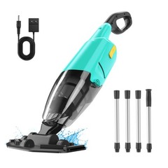Handheld Pool Vacuum for Above Ground Pools,Cordless Pool Vacuum with Powerfu…