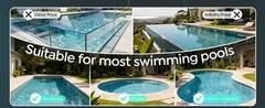 (2026 New) TALOSBO SK01 Solar Powered Robotic Pool Surface Skimmer, APP Control