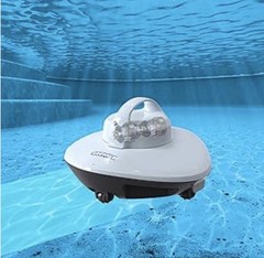 Cordless Swimming Pool Automatic Water Cleaner Robotic, Auto-Docking with Filter