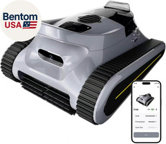 Pool Vacuum for Inground Pools & above Ground Pool, Cordless Robotic Pool Cleane