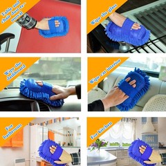 Car Wash Microfiber Car Washer Sponge Cleaning Car Detailing Washing Gloves