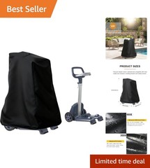 Custom-Fit Waterproof Pool Cleaner Cover – Windproof with Convenient Handle 42&Prime;H