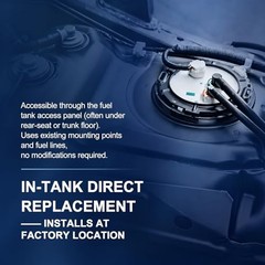 Electric Fuel Pump Module Assembly with Sending Unit Replacement for Saturn