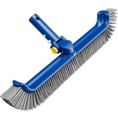 Pool Brush with Rotatable Handle,17.5&Prime; Pool Brush Head for Inground Pools, Ab…