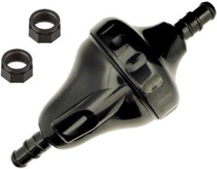 Black Backup Valve Kit G62 w/ Nut D16 For Polaris 3900, 280 Black Max F5B, TR35P