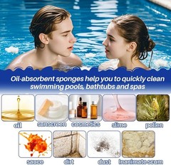 Pool Oil Absorbing Sponge – 16PCS Sponges That Soak Up Hot Tub…