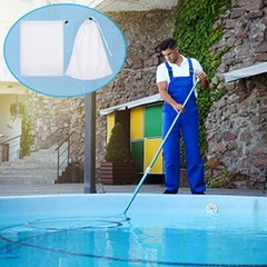 13.8×9 Inch Fine Mesh Bag Swimming Pool Vacuum Leaf Eater Catcher, 6 Pack