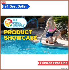 Pool Vacuum Hose 8 Piece Set 1.5 Inch 26 Feet Teal Spiral Wound Connector