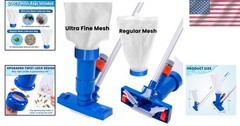 Lightweight Pool Spa Vacuum with Polypropylene Construction for Long Lasting Use