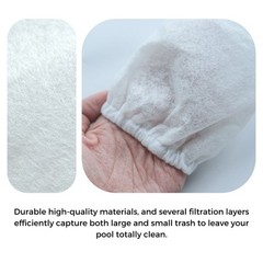 5 Packs Replacement Vacuum Filter Cotton for Pool Blaster Pool Cleaner Bag Ce…