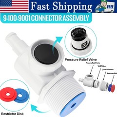 Pool Cleaner Universal Wall Fitting UWF Connector For Zodiac Polaris 280 380 390