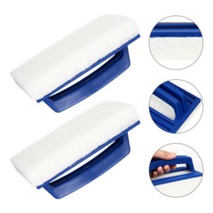 2pcs shower brush for cleaning Pool Scrub Brush Bathtub Cleaning Brush Floor