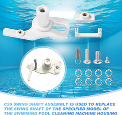 Lyreh Pool Cleaner Idler Wheel Replacement Kit Part for Polaris 280 180, ABS Met