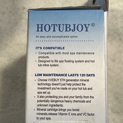 VVEBUY HOTUBJOY Mineral Cartridge For Spa Floating System & Inline System 2 Pack