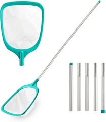 Pool Skimmer – Pool Skimmer Net with 5 Aluminum Pole Sections 67 », Skimmer N…