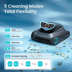Scuba S1 Robotic Pool Cleaner – Smart Navigation & 240-Min Battery Life